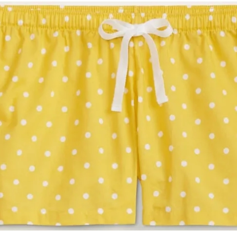 Women's printed poplin pj shorts